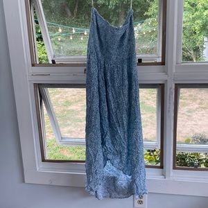 Strapless beach coverup